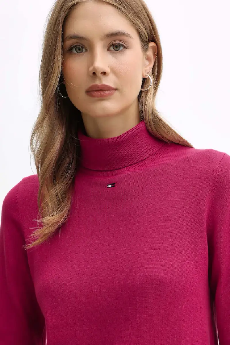 maglione in cotone donna colore rosa DW0DW21672 miniatura 4