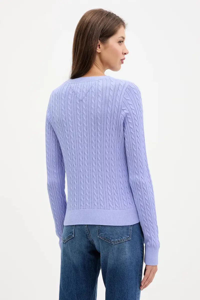 maglione in cotone donna DW0DW22165 Violetto miniatura 3