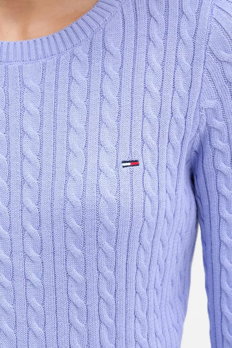 maglione in cotone donna DW0DW22165 Violetto miniatura 4