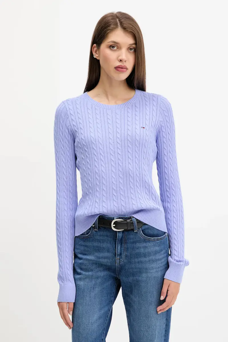 maglione in cotone donna DW0DW22165 Violetto