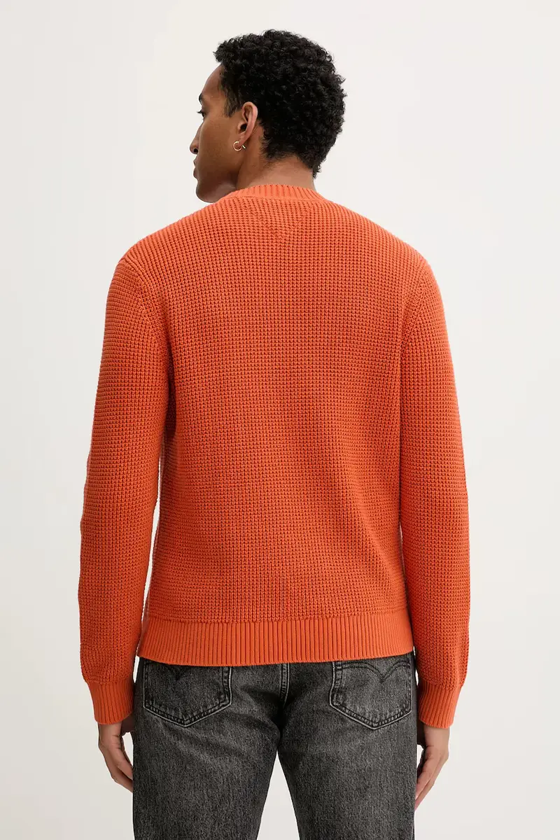 maglione in cotone uomo colore arancione DM0DM22098 miniatura 3