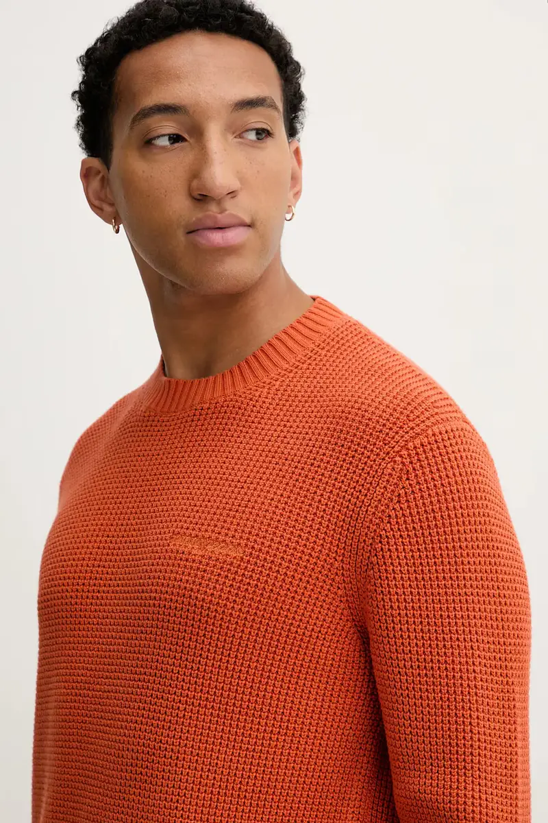 maglione in cotone uomo colore arancione DM0DM22098 miniatura 4