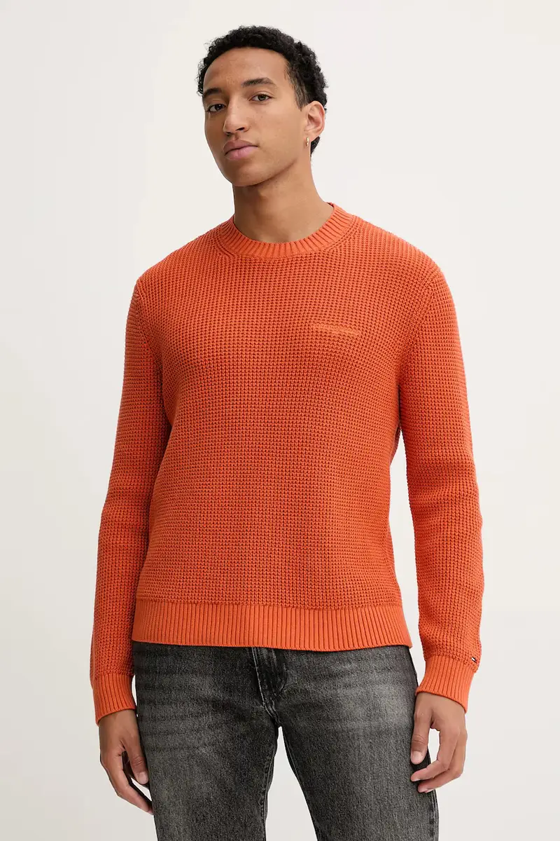 maglione in cotone uomo colore arancione DM0DM22098