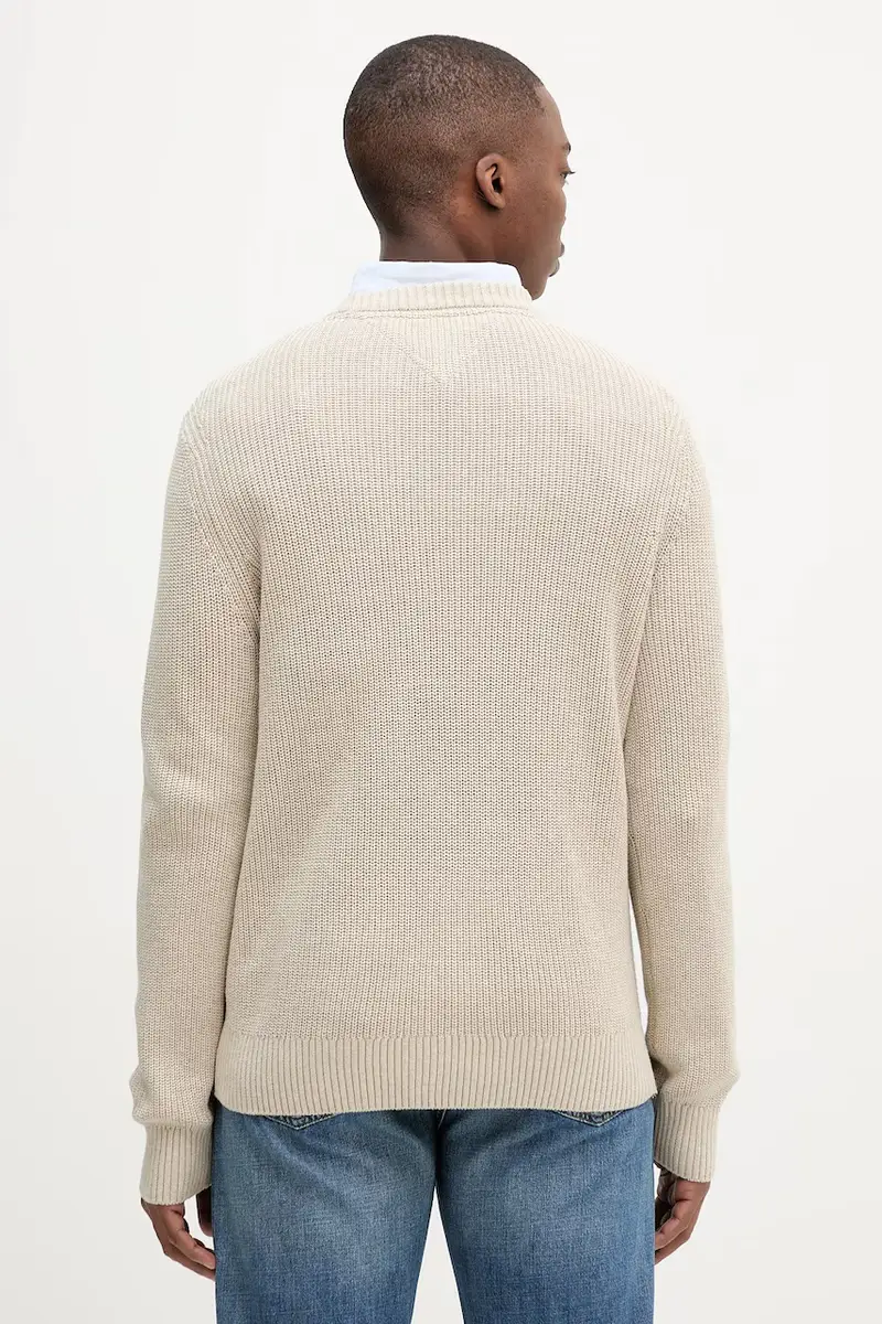 maglione in cotone uomo colore beige DM0DM21652 miniatura 3