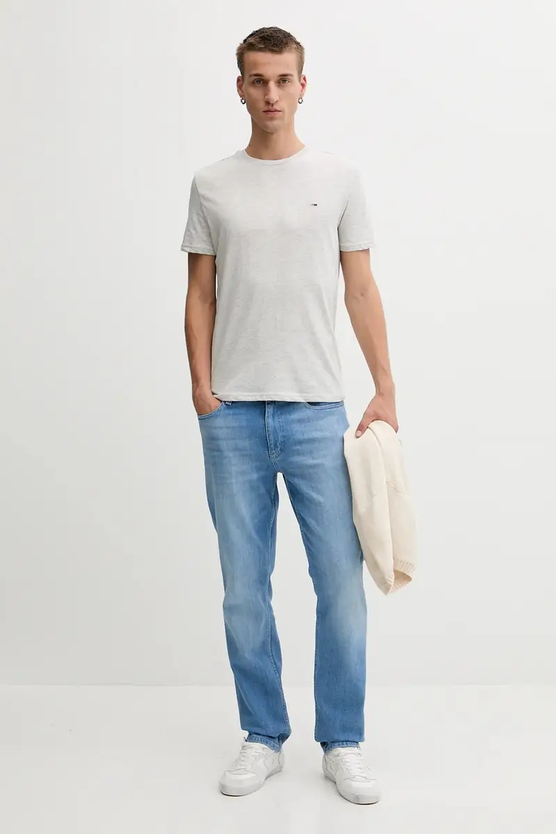 maglione in cotone uomo colore beige DM0DM22105 miniatura 2