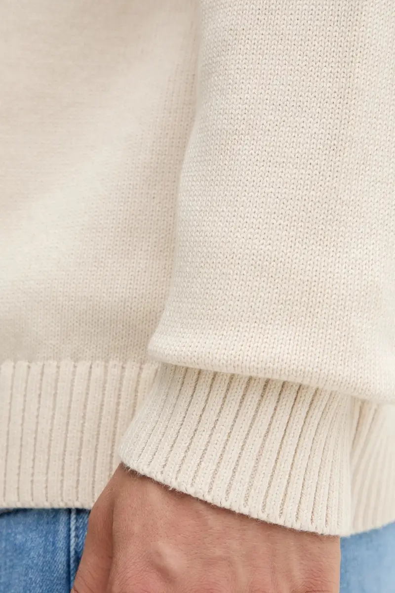 maglione in cotone uomo colore beige DM0DM22105 miniatura 5