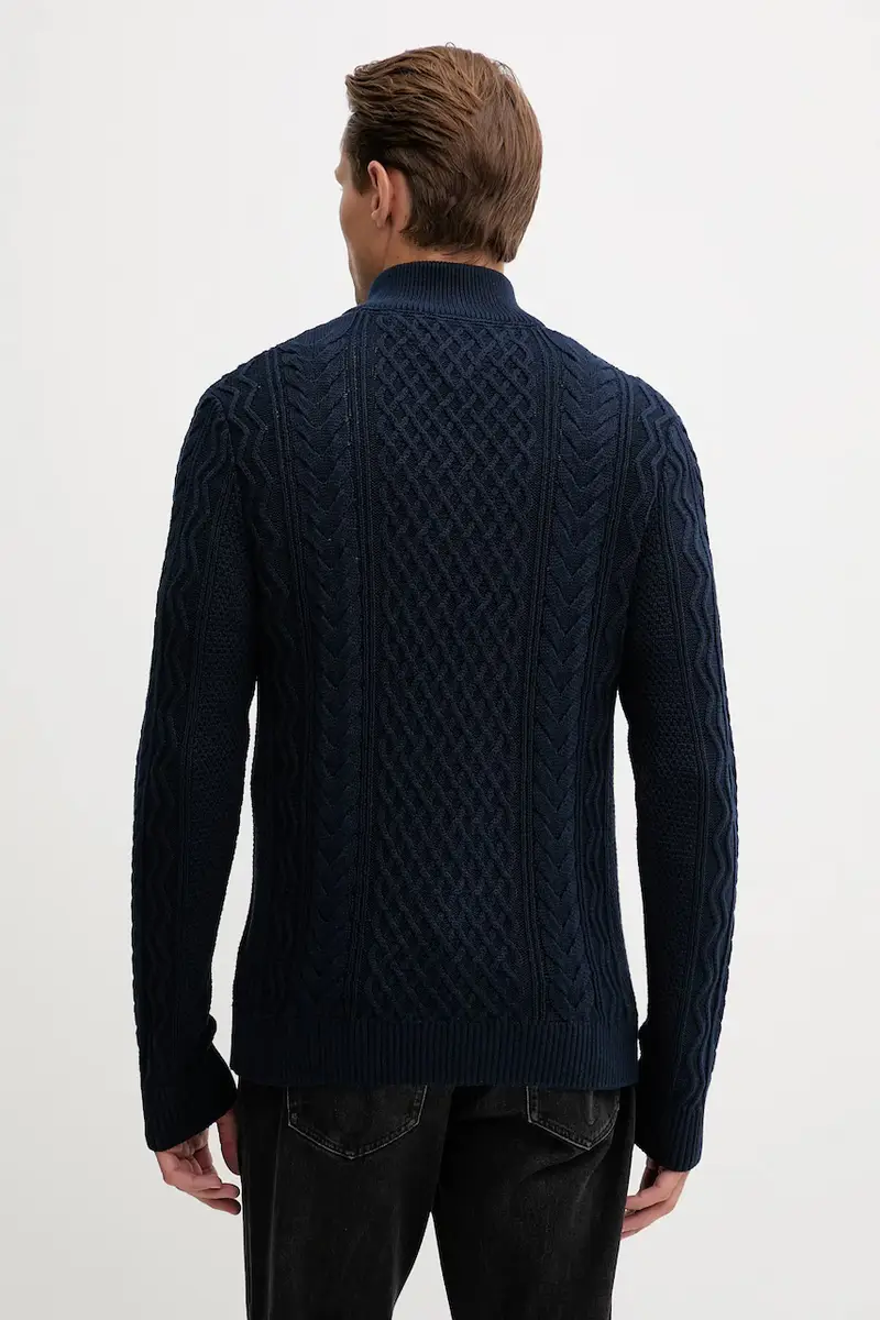 maglione in cotone uomo colore blu DM0DM22103 miniatura 3