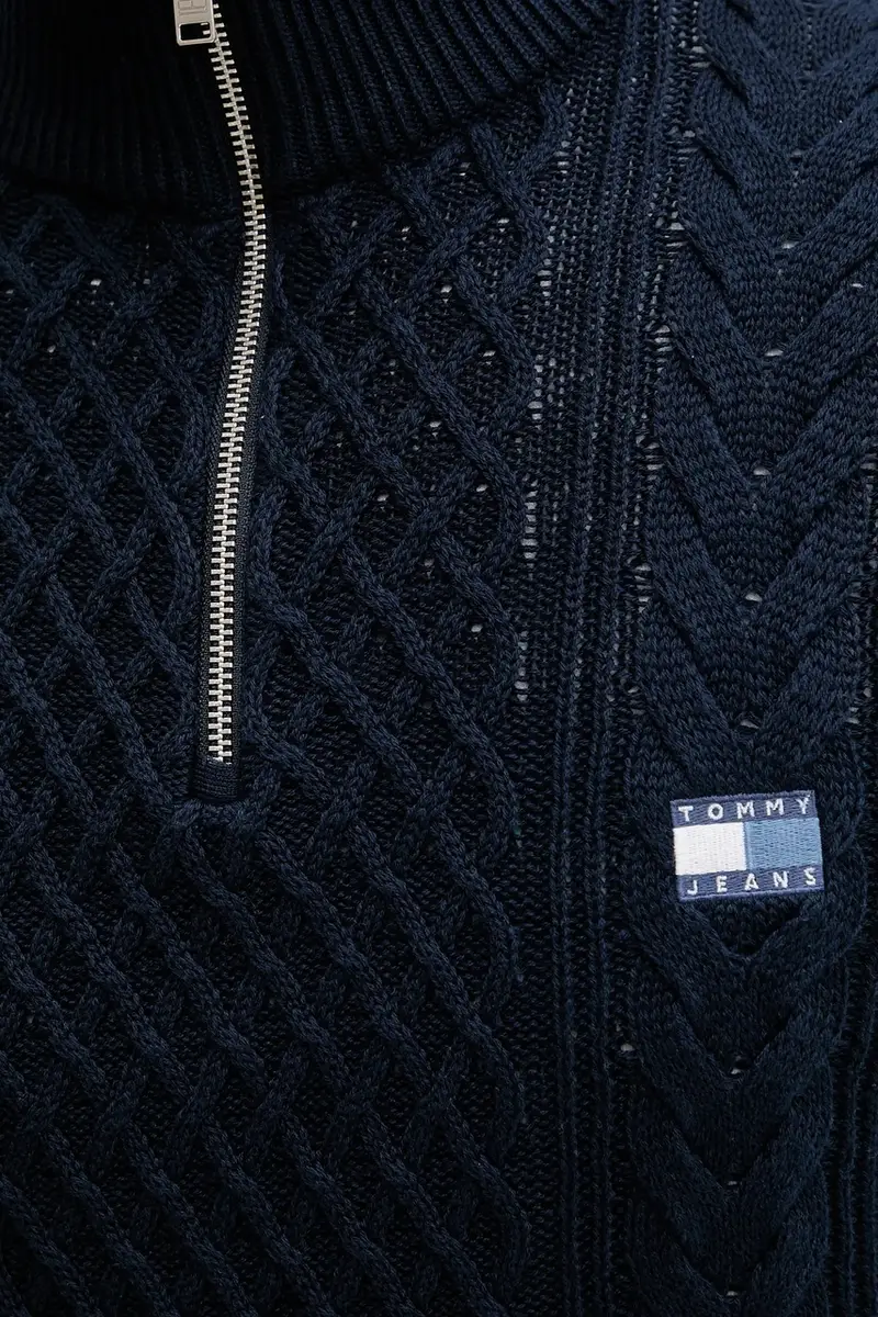 maglione in cotone uomo colore blu DM0DM22103 miniatura 5