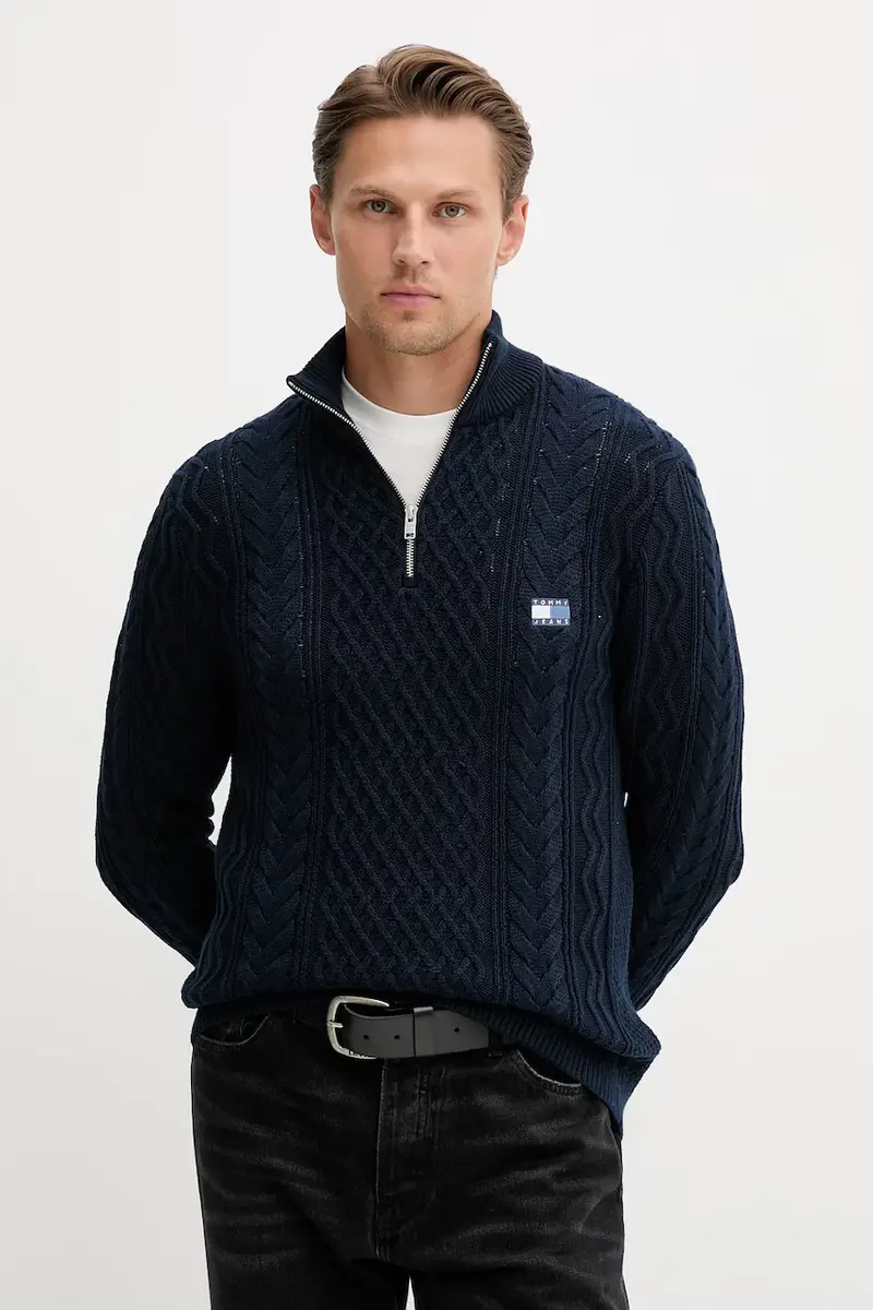 maglione in cotone uomo colore blu DM0DM22103