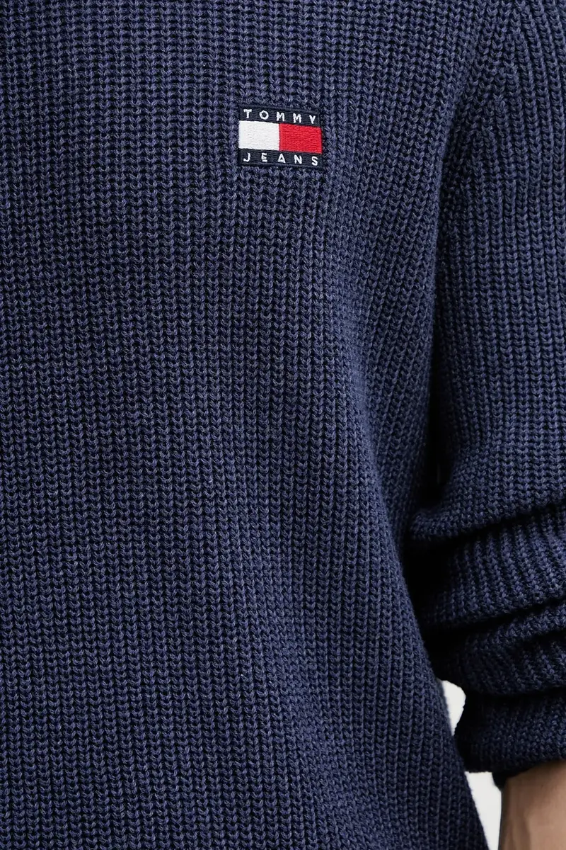 maglione in cotone uomo colore blu navy DM0DM21652 miniatura 5