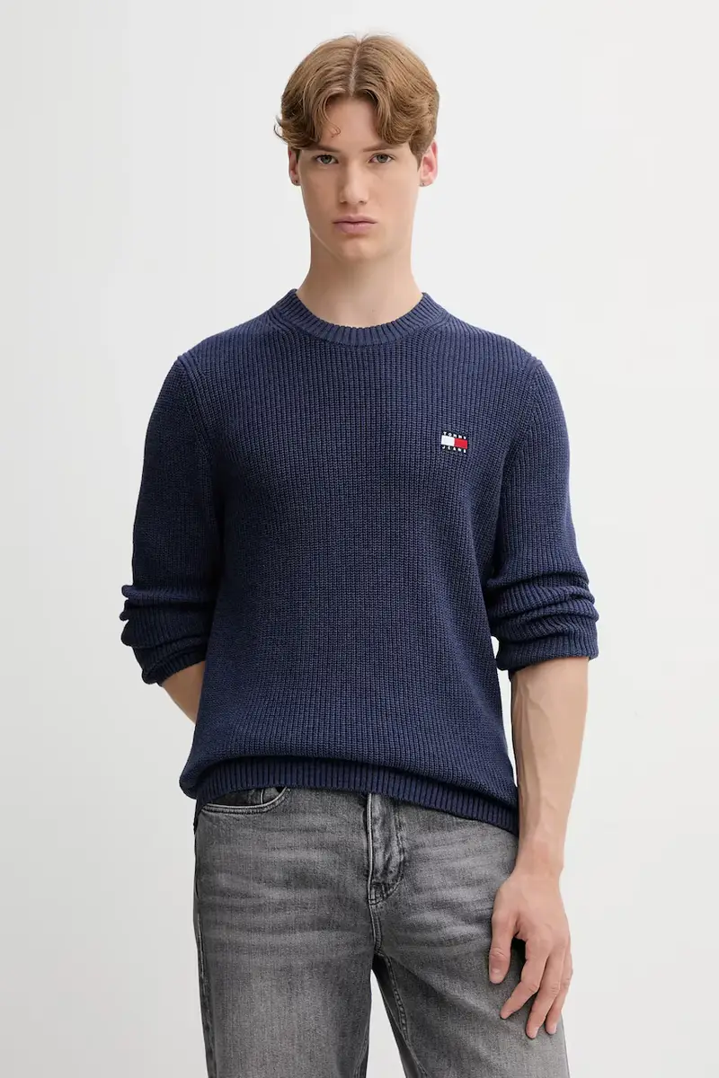 maglione in cotone uomo colore blu navy DM0DM21652