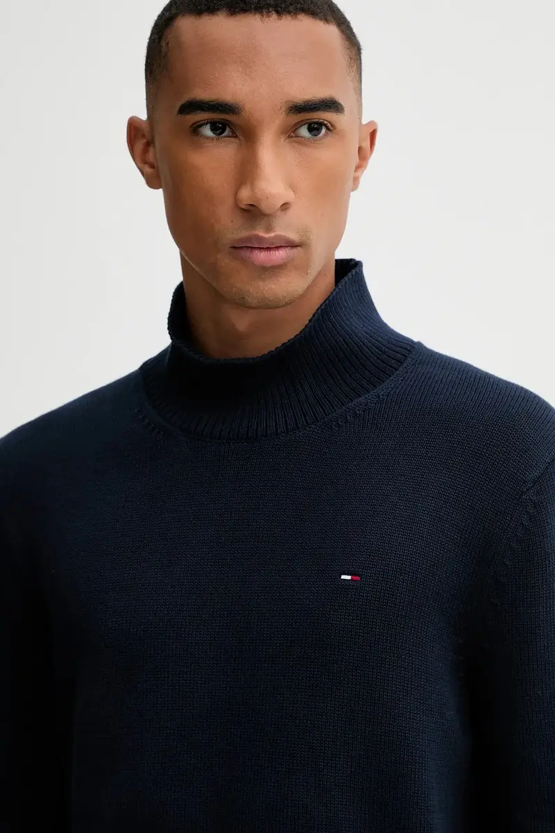 maglione in cotone uomo colore blu navy DM0DM22096 miniatura 4