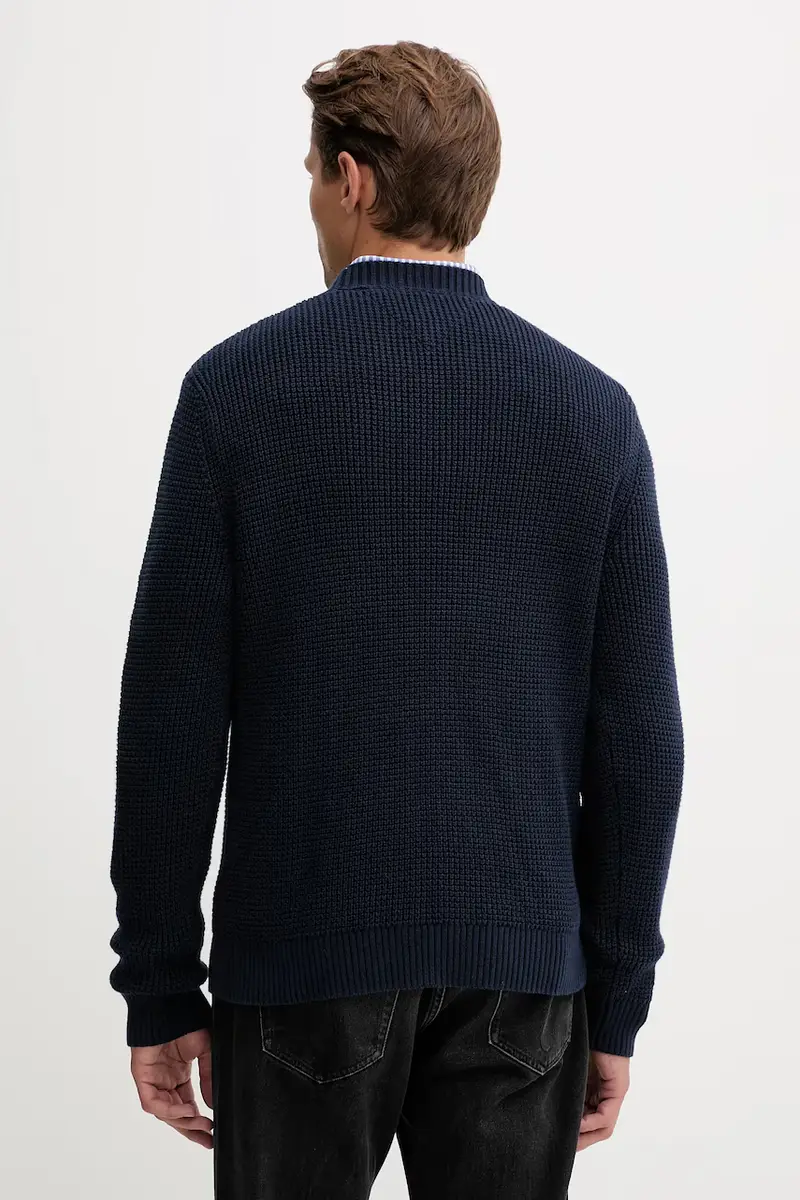 maglione in cotone uomo colore blu navy DM0DM22098 miniatura 3