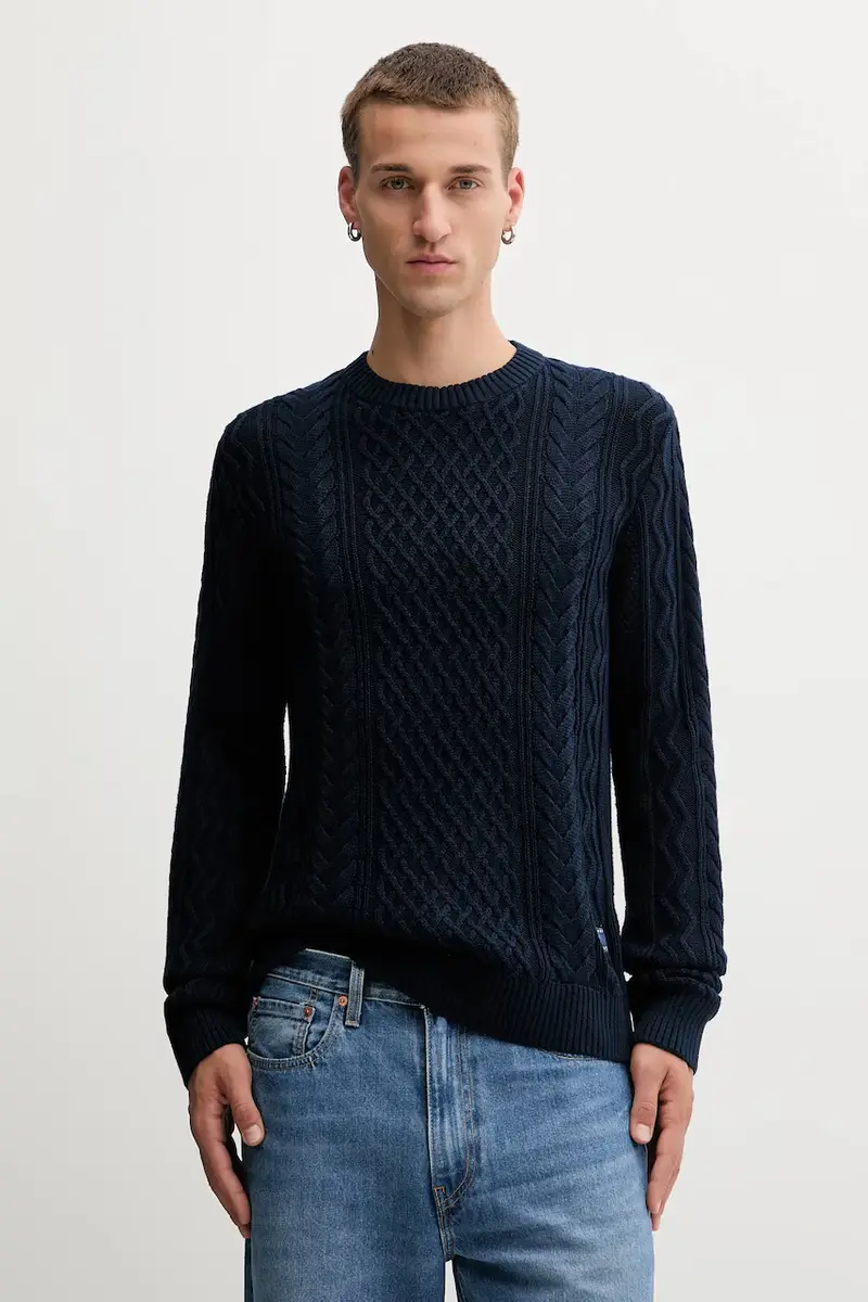 maglione in cotone uomo colore blu navy DM0DM22101