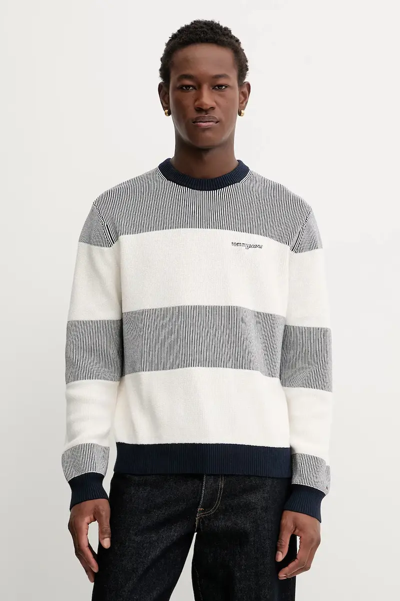 maglione in cotone uomo colore blu navy DM0DM22110