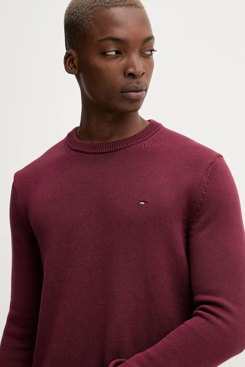 maglione in cotone uomo colore granata DM0DM21787 miniatura 4