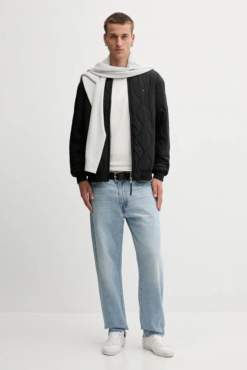 maglione in cotone uomo colore grigio DM0DM21787 miniatura 2