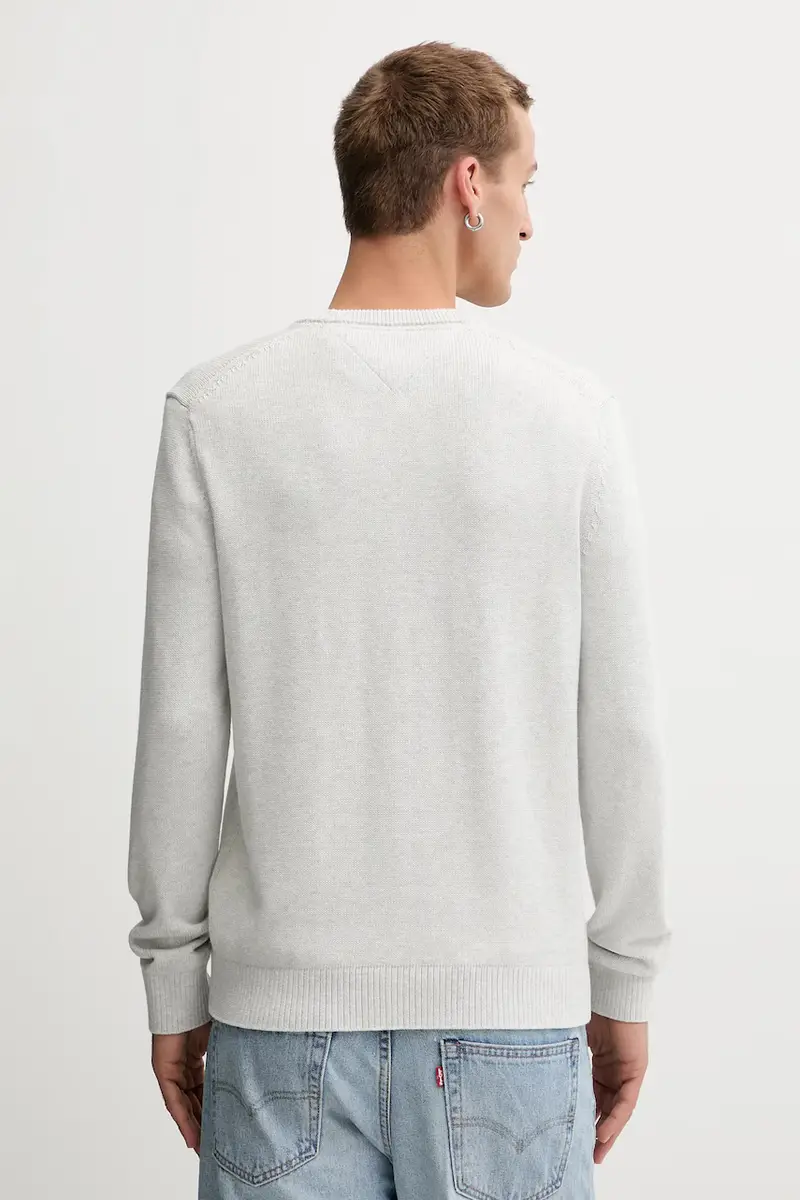 maglione in cotone uomo colore grigio DM0DM21787 miniatura 3