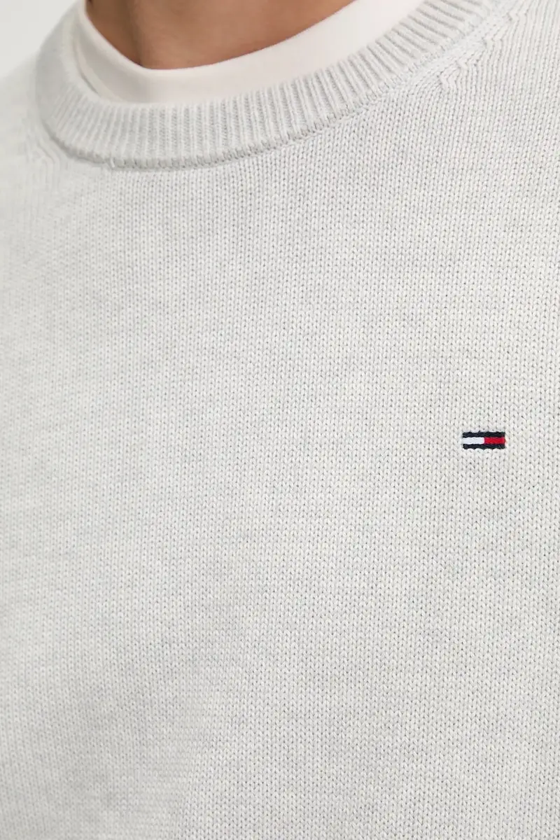 maglione in cotone uomo colore grigio DM0DM21787 miniatura 5