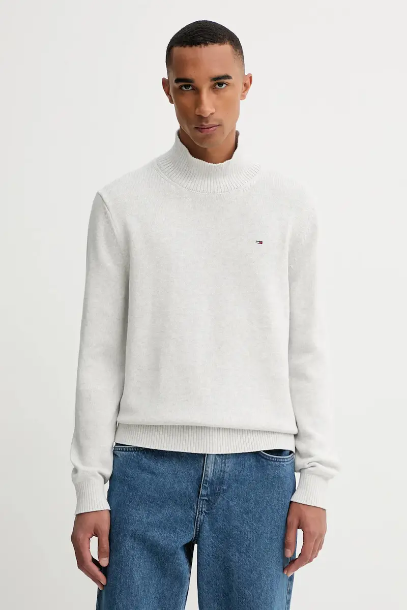 maglione in cotone uomo colore grigio DM0DM22096