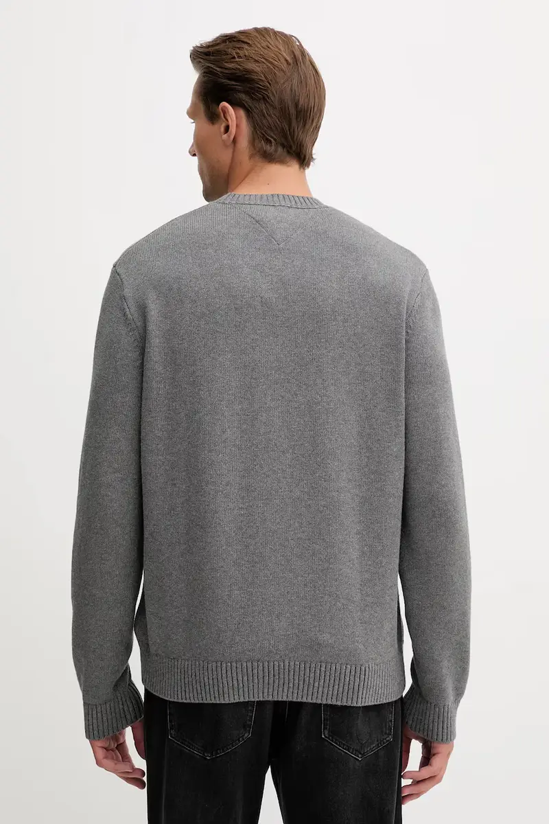 maglione in cotone uomo colore grigio DM0DM22105 miniatura 3