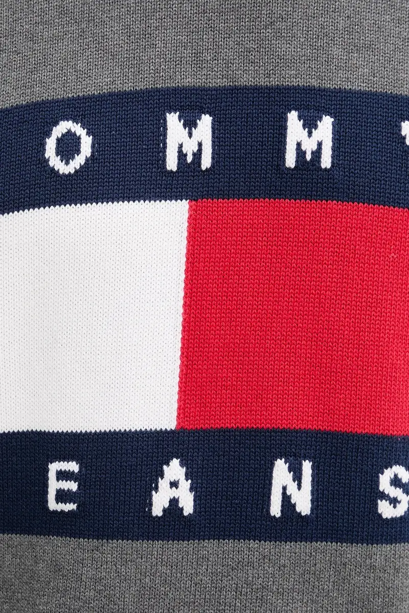 maglione in cotone uomo colore grigio DM0DM22105 miniatura 5