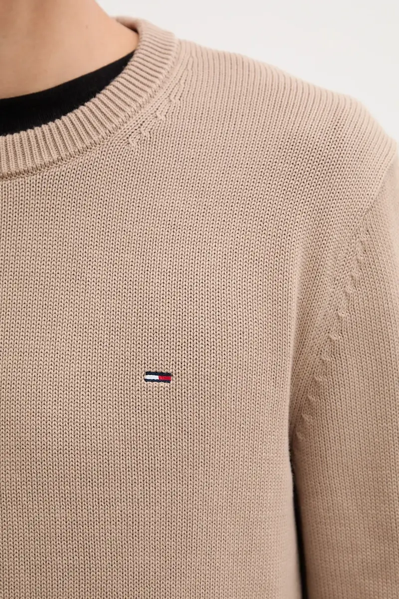 maglione in cotone uomo colore marrone DM0DM21787 miniatura 5