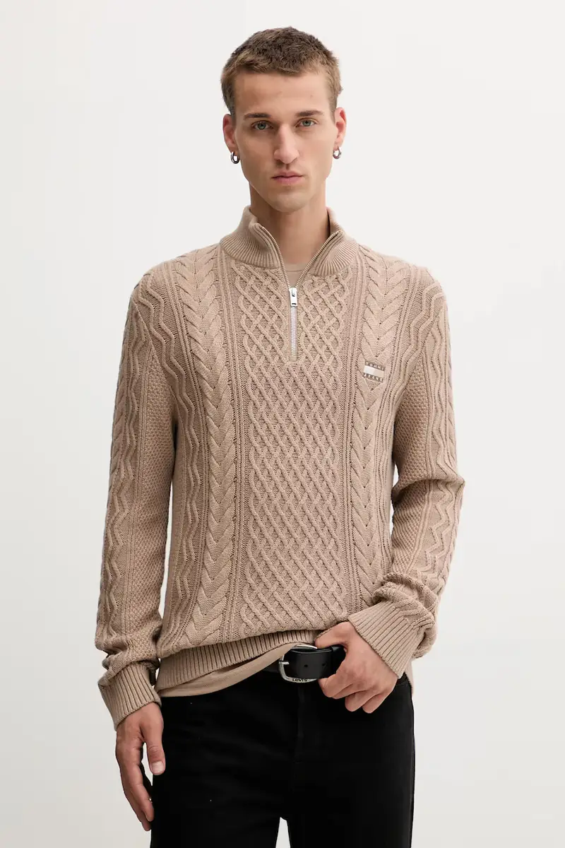 maglione in cotone uomo colore marrone DM0DM22103