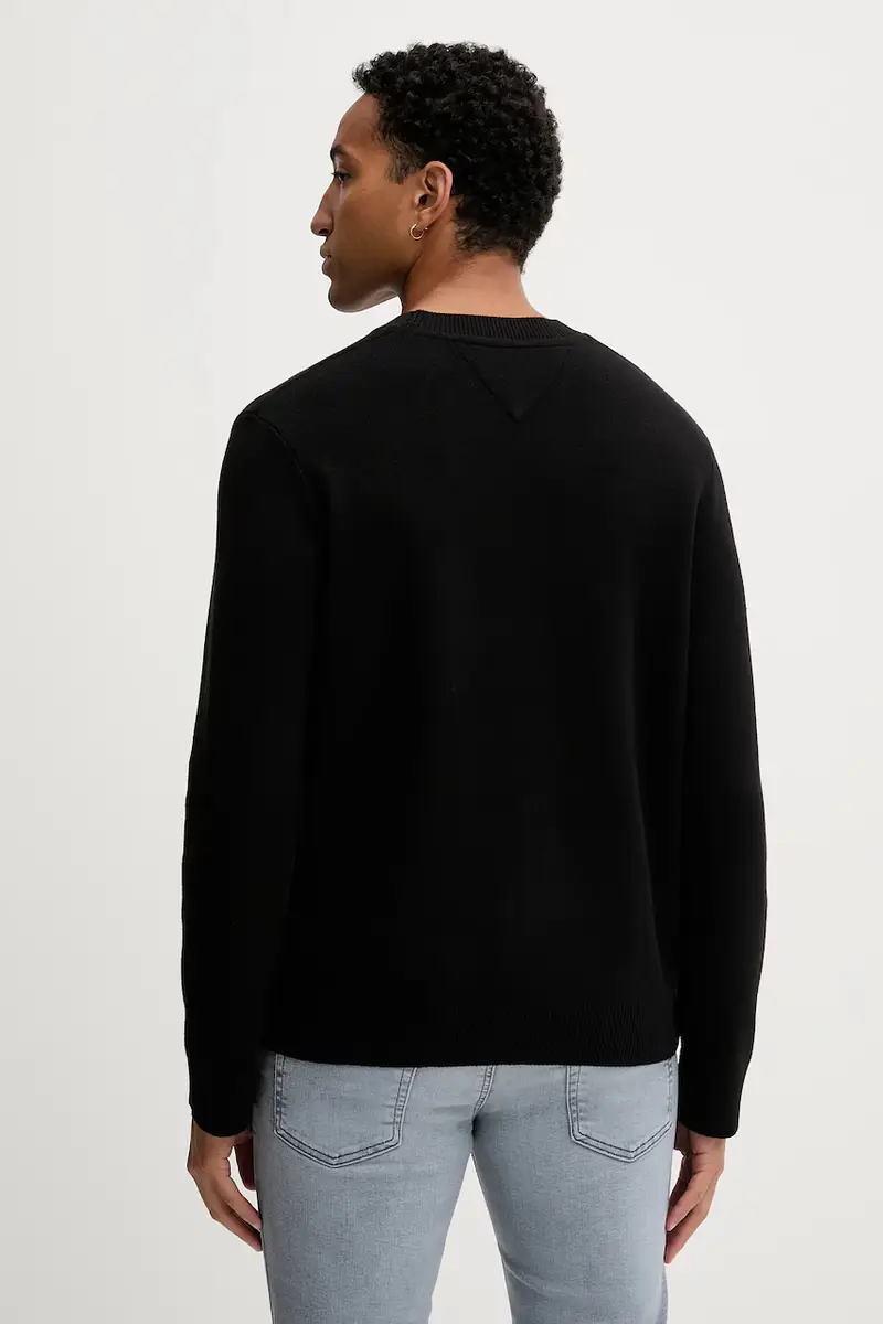 maglione in cotone uomo colore nero DM0DM22253 miniatura 3