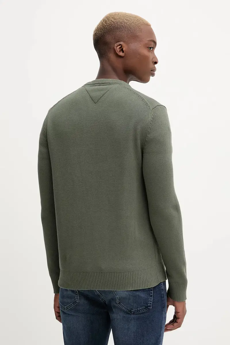 maglione in cotone uomo colore verde DM0DM21787 miniatura 3