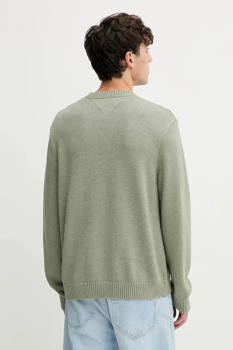 maglione in cotone uomo colore verde DM0DM22105 miniatura 3