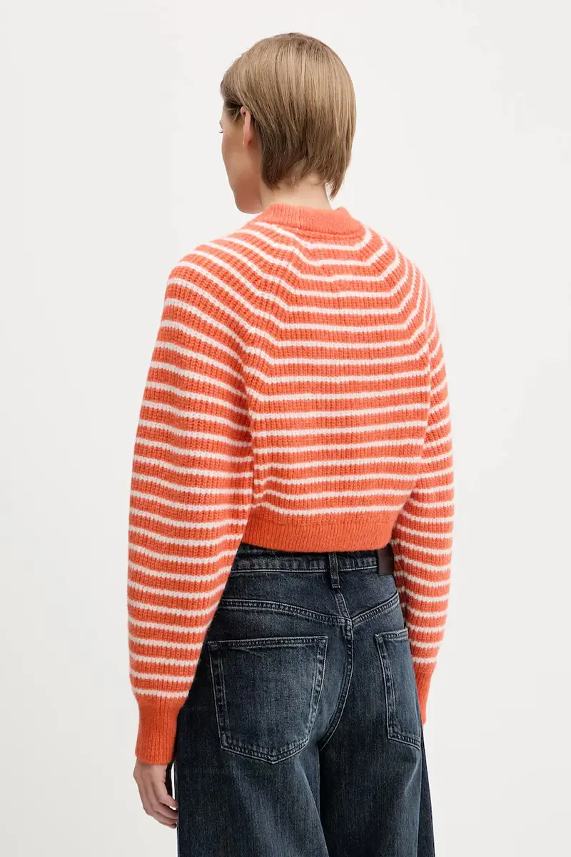 maglione in misto lana donna colore arancione DW0DW21677 miniatura 3