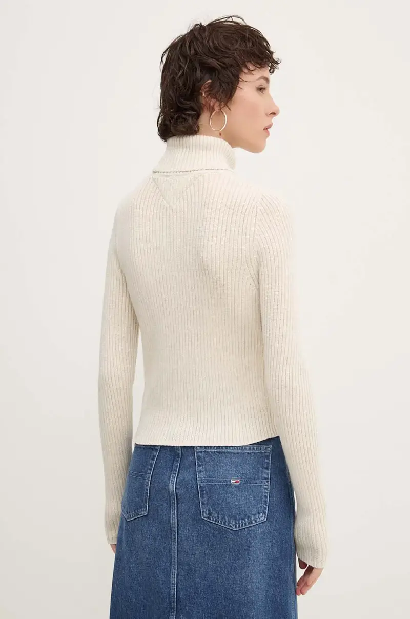 maglione in misto lana donna colore beige DW0DW18678 miniatura 3