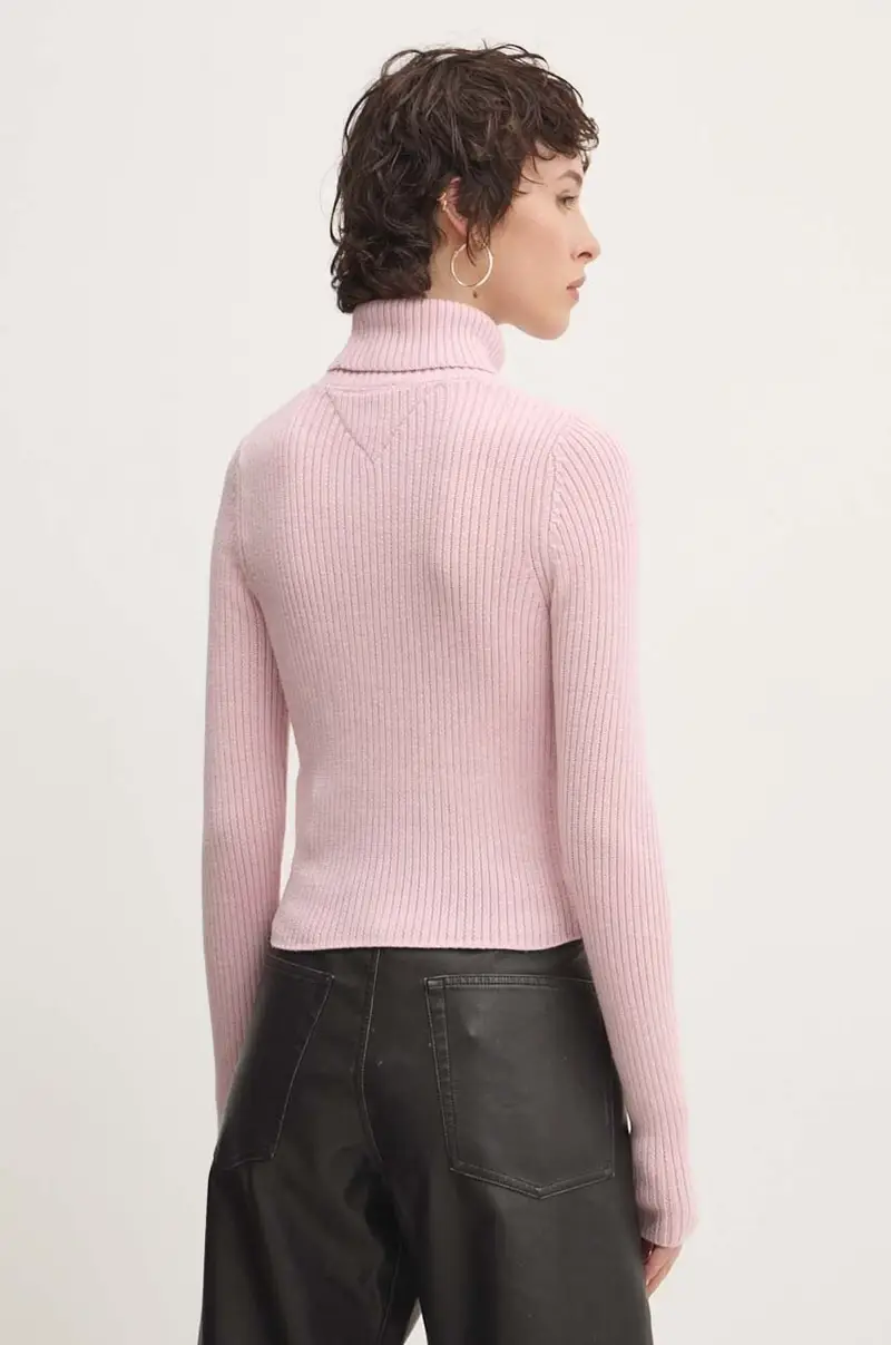 maglione in misto lana donna colore rosa DW0DW18678 miniatura 3