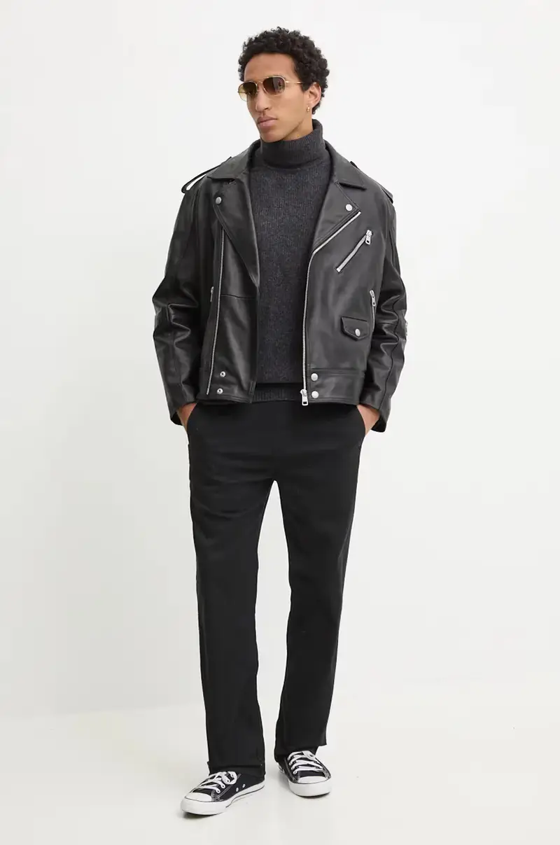 maglione in misto lana uomo colore grigio DM0DM20602 miniatura 2