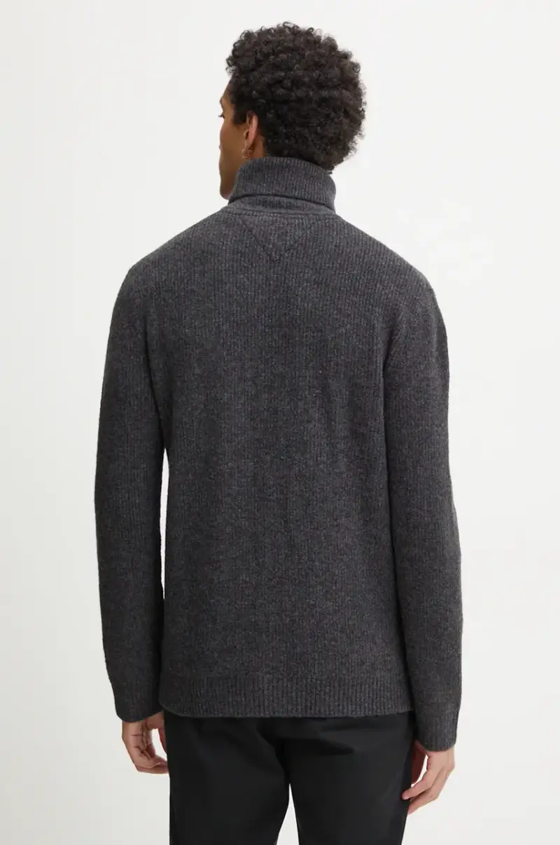 maglione in misto lana uomo colore grigio DM0DM20602 miniatura 3