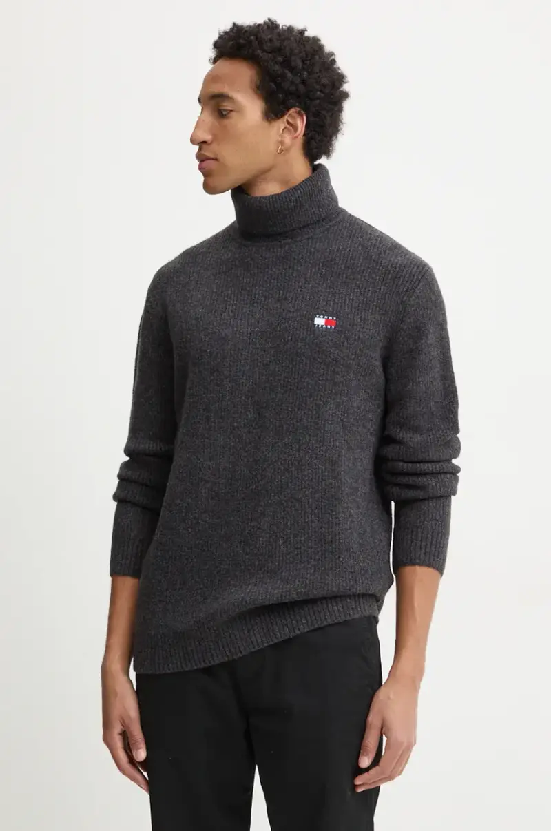 maglione in misto lana uomo colore grigio DM0DM20602