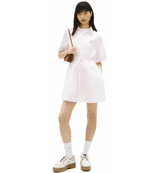 Mini Stripe W - vestito - donna White