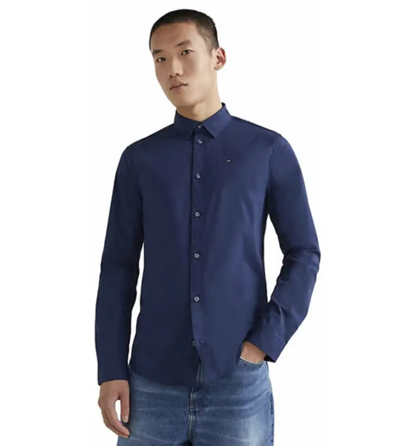 Original Stretch - camicia maniche lunghe - uomo Blue