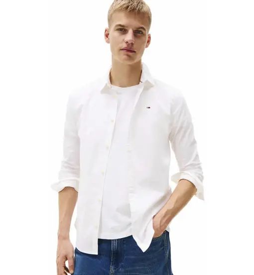 Original Stretch - camicia maniche lunghe - uomo White