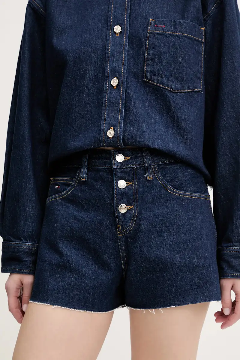 pantaloncini di jeans colore blu navy DW0DW20094