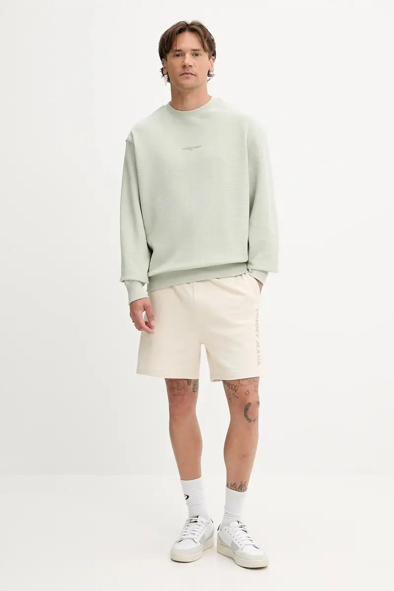 pantaloncini in cotone uomo colore beige DM0DM21781 miniatura 2