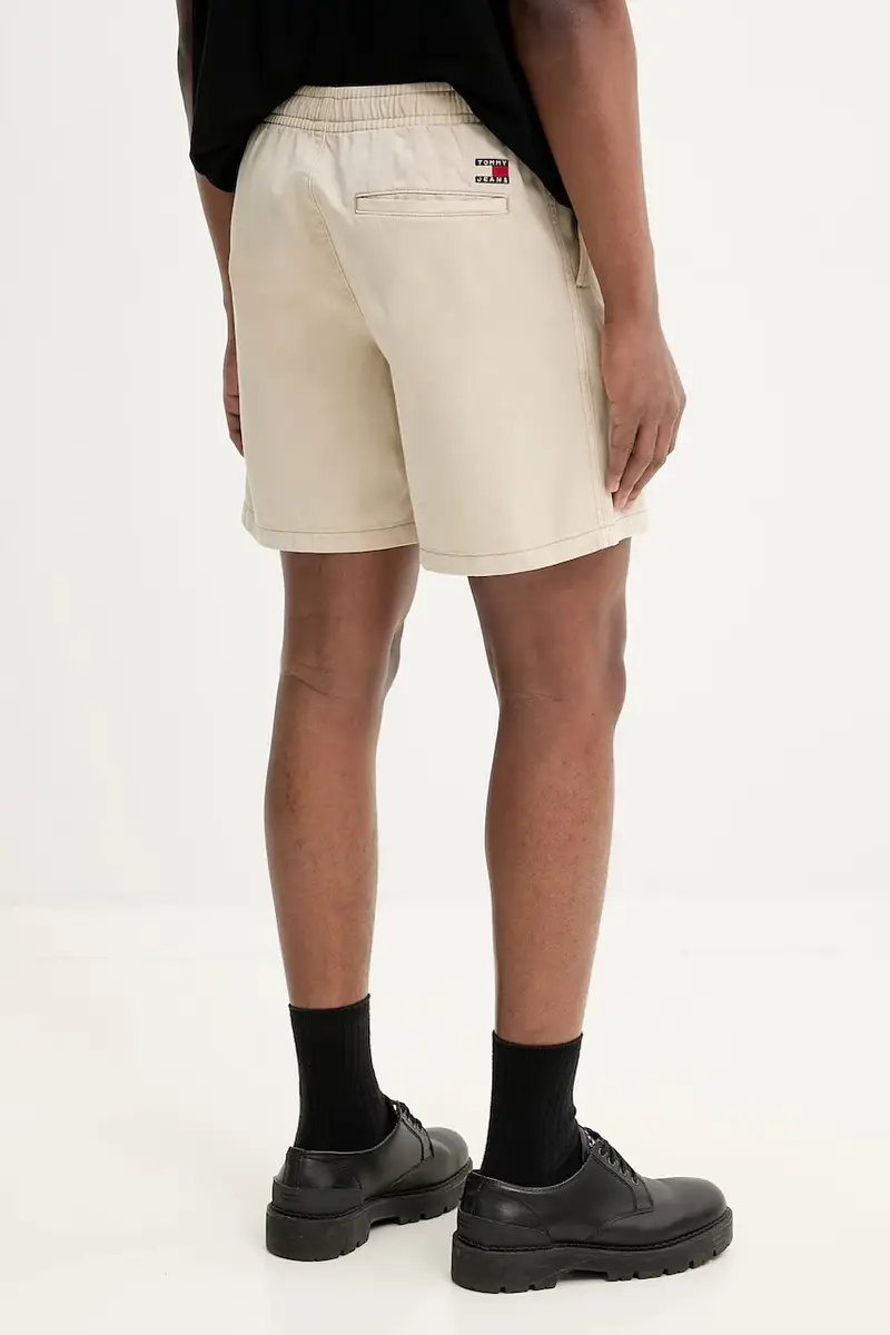 pantaloncini in cotone uomo colore beige DM0DM21944 miniatura 3