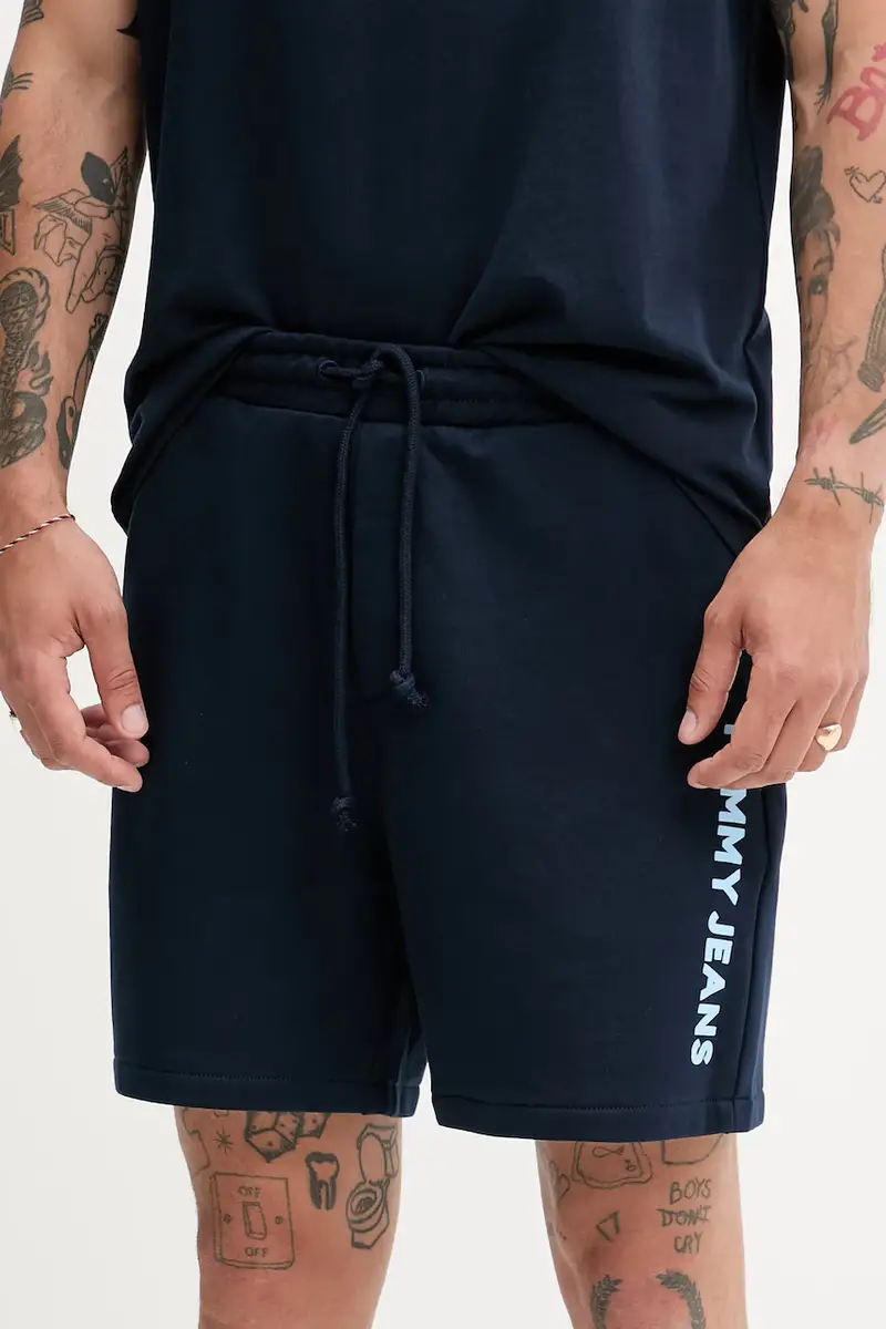 pantaloncini in cotone uomo colore blu navy DM0DM21781