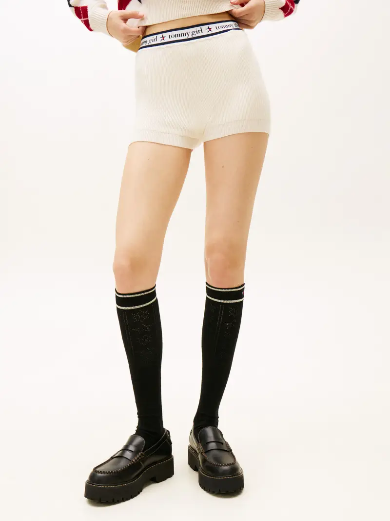 Pantaloni crema / navy / rosso / bianco miniatura 2