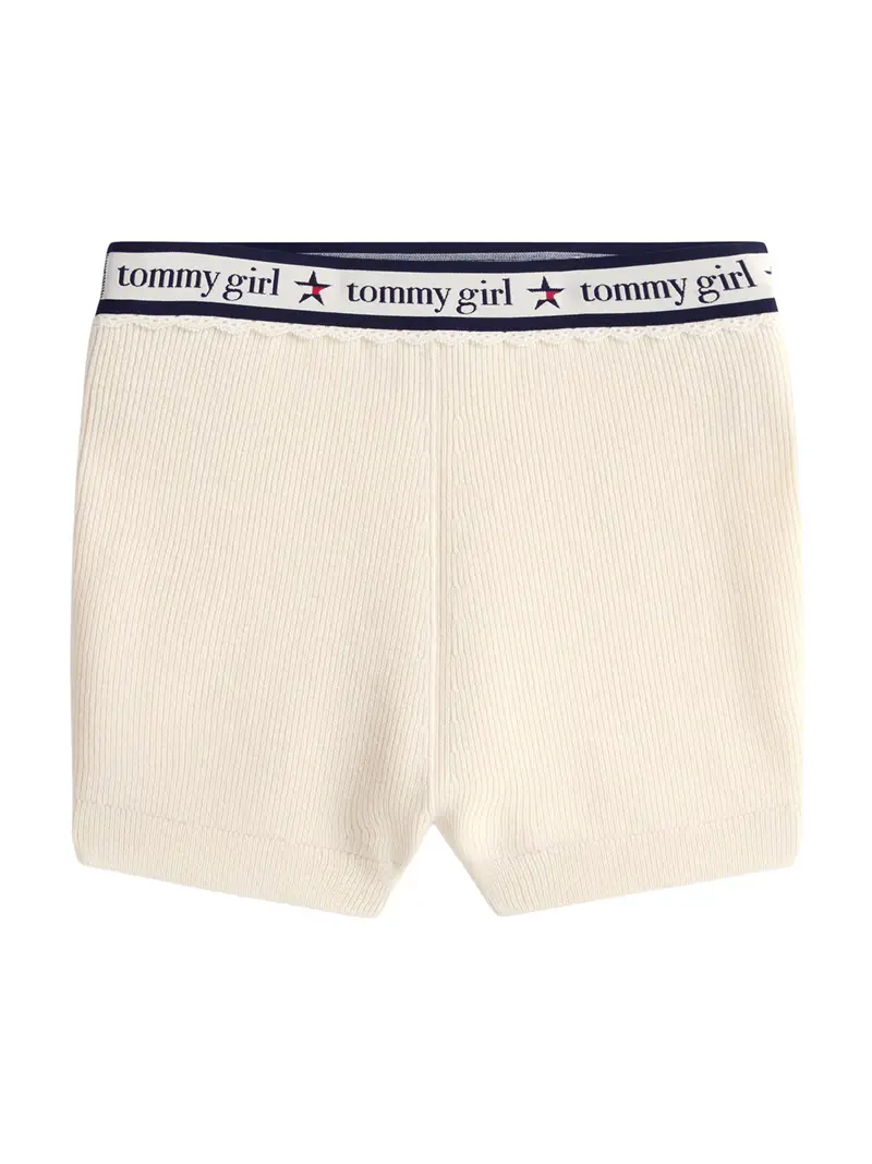 Pantaloni crema / navy / rosso / bianco
