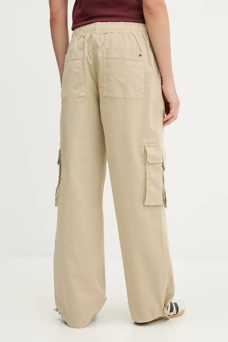 pantaloni donna colore beige DW0DW20995 miniatura 3