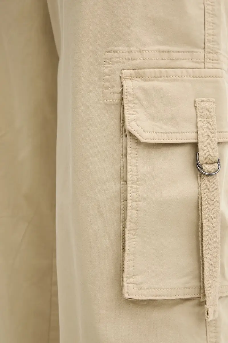 pantaloni donna colore beige DW0DW20995 miniatura 4