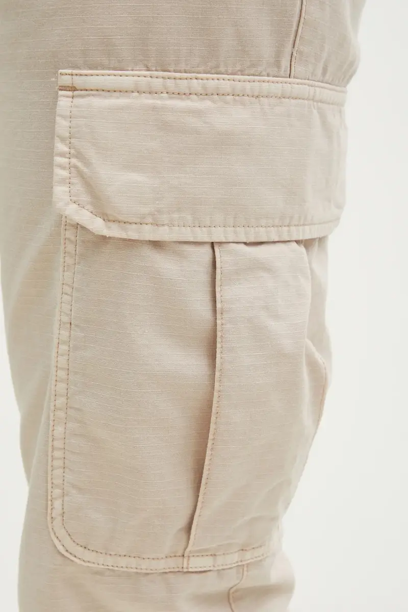 pantaloni in cotone colore beige DM0DM20284 miniatura 4