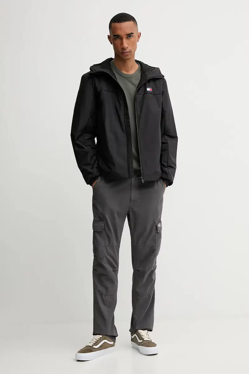 pantaloni in cotone colore grigio DM0DM21998 miniatura 2